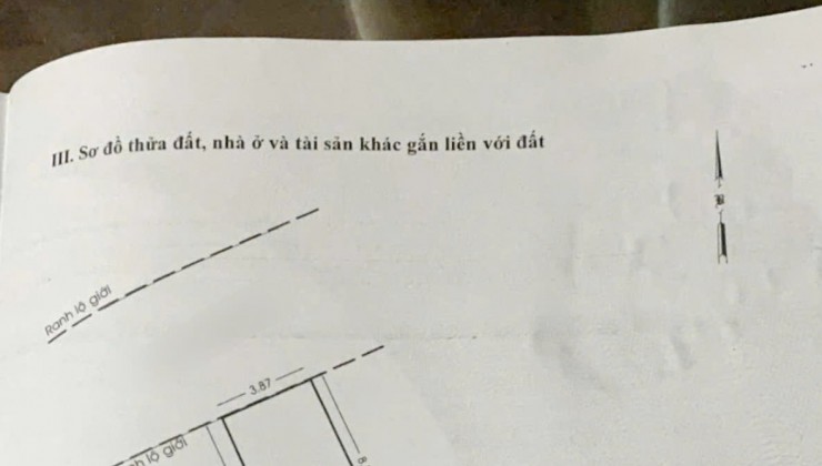 Bán miếng đất mặt tiền đường Trường Bình Phước Lâm Cần Giuộc. Giá 2,2 tỷ TL