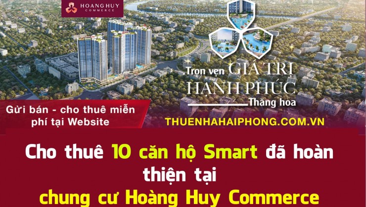 [For rent Hoàng Huy Commerce] CHO THUÊ CĂN 1,5 Phòng ngủ  FULL ĐỒ SIÊU XINH GIÁ 10tr /THÁNG