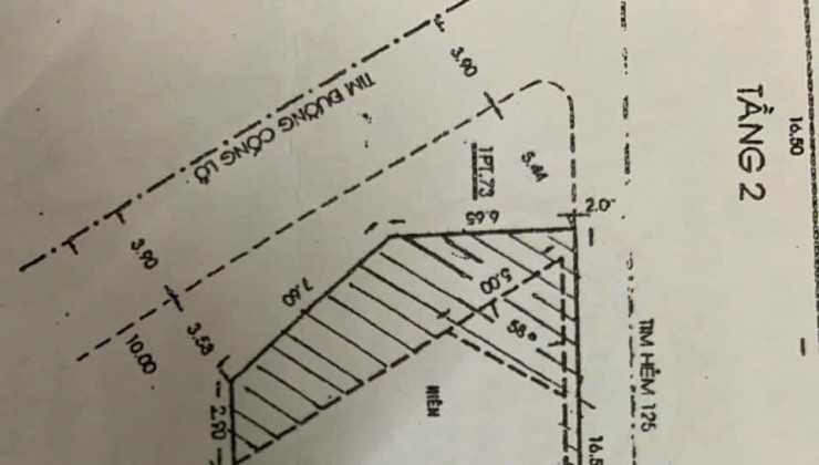 BÁN NHÀ MẶT TIÈN CỐNG LỞ 338M2, 1 HẦM 4 LẦU, GIÁ 36T, P15, TÂN BÌNH