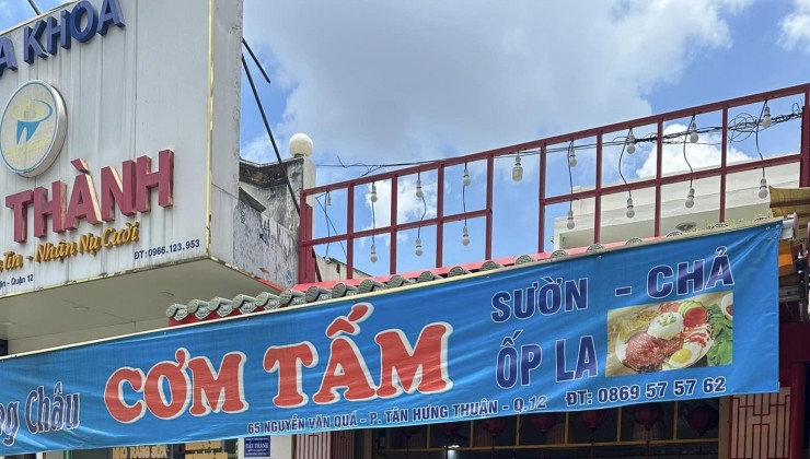 Cần sang quán cơm tấm tại địa chỉ 65 Nguyễn Văn Quá, P. Tân Hưng Thuận, Q.12