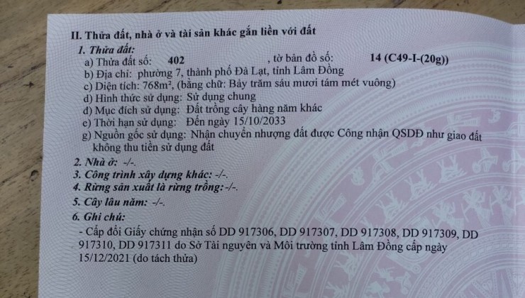 ĐẤT ĐẸP - GIÁ TỐT - Vị Trí Đắc Địa Tại Lâm Đồng