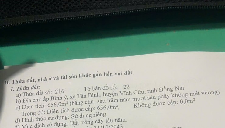 CẦN BÁN DÃY TRỌ Tại Ấp Bình Ý - Xã Tân Bình - Vĩnh Cửu - Đồng Nai