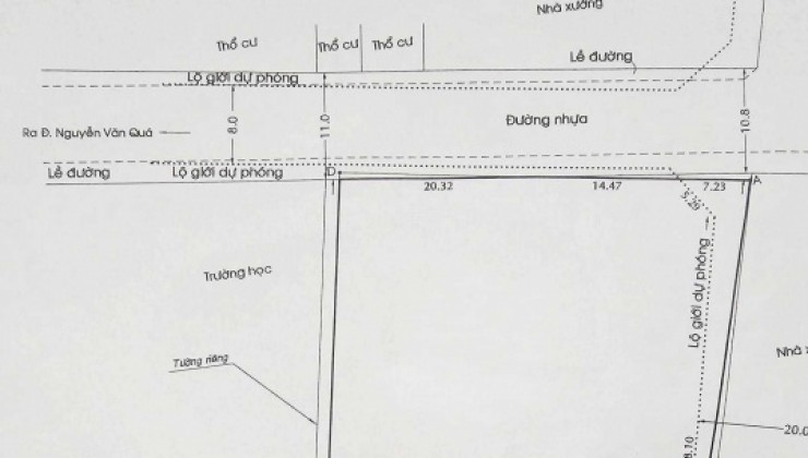 Bán đất 3MT hẻm 338 Nguyễn Văn Quá - DT 46x56m = 2.602m2 đất ở - Giá 119 tỷ!