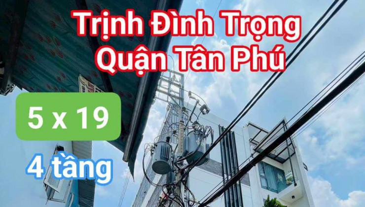 CHDV gần 100 tr/ th, HXH Gần Âu Cơ Tân Phú - 93m2 - 19 ph, hơn 12 tỷ