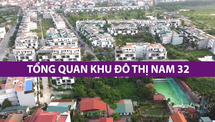 Bán Đất tặng nhà 120m2 mặt tiền 6m chỉ 4 tỷ, KD ôtô tránh tại khu đô thị Nam 32 - thị trấn trôi