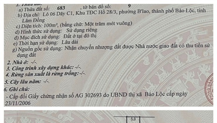 CHÍNH CHỦ Cần Bán Gấp 3 Căn Nhà Liền Kề Tại Phường Blao TP Bảo Lộc, Lâm Đồng