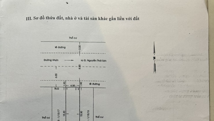 CẦN BÁN NHÀ CẤP 4 MỚI XÂY KIÊN CỐ TẠI P3GV 68M2 SHR 7.95 TỶ. LH:0931457505