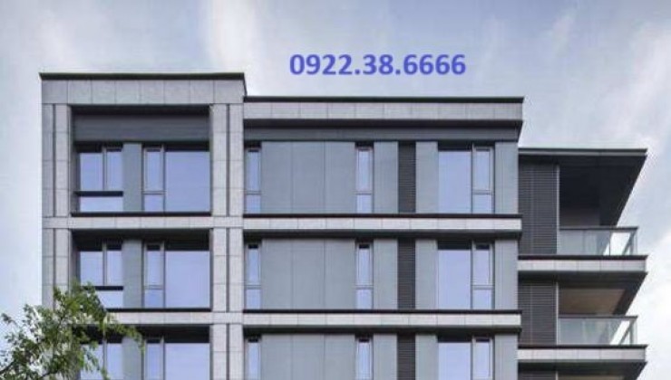 Building cỡ nhỏ – đường Bưởi – 300m2 – 10 tầng  – 99 tỷ