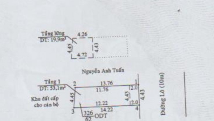 Cực hời chỉ hơn 2 tỷ sở hữu ngay một lô đất mặt phố tặng thêm nhà 3 tầng hiện đại