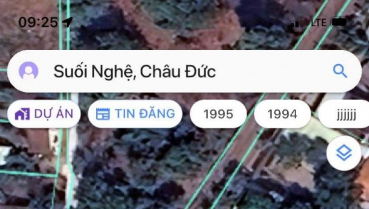 Chủ bán nhanh lô đất 2 mặt tiền số 1 suối nghệ châu đức bà rịa vũng tàu