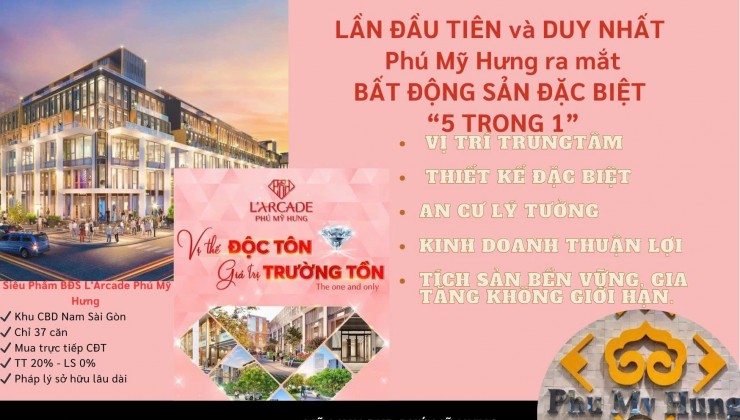 Mở bán những căn đẹp nhất dự án Larcade Phú Mỹ Hưng, nhận thông tin ngay 0901323786