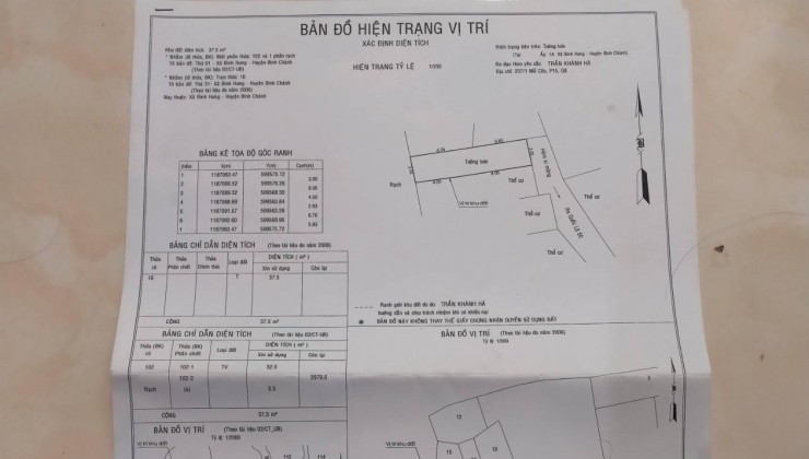 Chính chủ cần bán nhanh căn nhà vị trí tại Xã Bình Hưng, huyện Bình Chánh, TPHCM