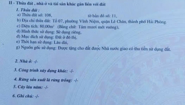 Bán nhà mặt ngõ Thiên Lôi, 80m 4 tầng độc lập dân xây GIÁ 7 tỉ, gara để 2 ô.tô