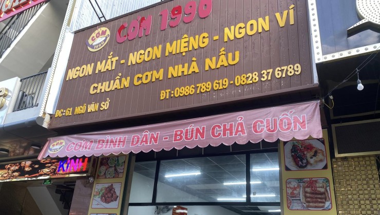 SANG NHƯỢNG QUÁN CƠM Vị Trí : 61 Ngô Văn Sở, Hòa Khánh Nam, Liên Chiểu, Đà Nẵng Giá KHởi Nghiệp