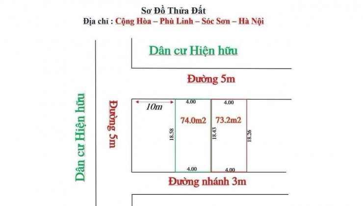 CẦN BÁN RA LÔ ĐẤT DT 74 M TẠI CỘNG HÒA PHÙ LINH  VỊ CHÍ ĐẤT NẰM TRONG LÕI DỰ ÁN