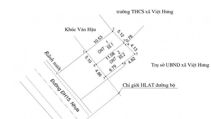 Cần bán lô đất 55m mặt đường DH15 Xã Việt Hưng, Văn Lâm, Hưng Yên, kinh doanh tốt