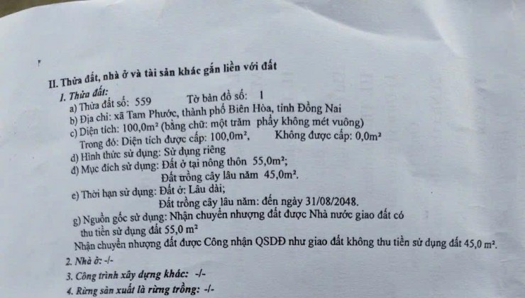 NHÀ ĐẤT ĐẸP - GIÁ TỐT- CHÍNH CHỦ Cần Bán Nhanh Lô Đất Và Căn Nhà Tại Đồng Nai