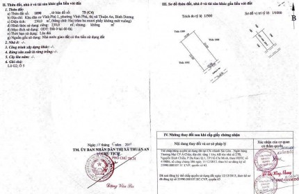 Đất trung tâm tp Thuận An, BD 2,8 tỷ/204m2 thổ cư