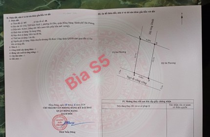 Bán 3 lô đất giá hơn 1 tỷ gần ngay Vinhomes, Sở Dầu, Hồng Bàng