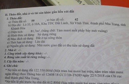 BÁN 2 CĂN NHÀ MỚI TOANH PHÚ THIỆN, VĨNH THẠNH, NHA TRANG , ĐƯỜNG Ô TÔ 4M