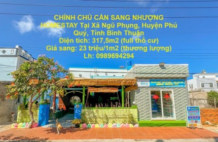 CHÍNH CHỦ CẦN SANG NHƯỢNG HOMESTAY Tại Xã Ngũ Phụng, Huyện Phú Quý, Tỉnh Bình Thuận