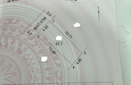 cc cần bán 57,7m tại  xã tốt động  gần UBND xã giá 1,1 x tỉ