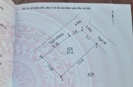 CẢ Xã hợp đồng CHỈ DUY NHẤT 1 LÔ 46,4 FULL THỔ CƯ giá trị thực 1 ty 350 tr em chỉ bán đúng 1 ty 350 BAO SỔ cất két NHANH TAY CỌC GẤP ạ 
Quá RẺ VÀ