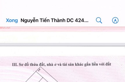 Nhỉnh 1 tỉ có ngay lô đất gần ngay Tt Chúc Sơn
-Diện tích 42.1m2
-Oto đỗ cửa
-Cách Chúc Sơn đường 6 chỉ hơn 1km
Liên hệ e Thắng:0982963222