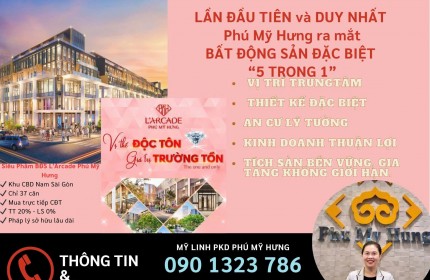 Mở bán những căn đẹp nhất dự án Larcade Phú Mỹ Hưng, nhận thông tin ngay 0901323786