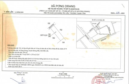 CHÍNH CHỦ Bán 2 Nền Liền Kề Vị Trí Đẹp Tại TT Pơngdrang - Huyện Krongbuk - Tỉnh Đaklak