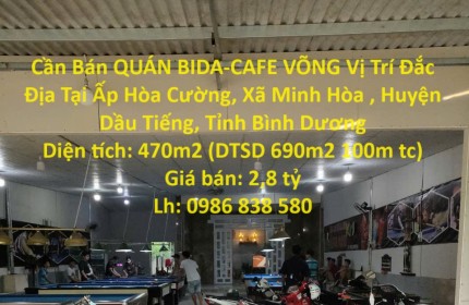 Cần Bán QUÁN BIDA-CAFE VÕNG Vị Trí Đắc Địa Tại Minh Hòa, Dầu Tiếng, Bình Dương