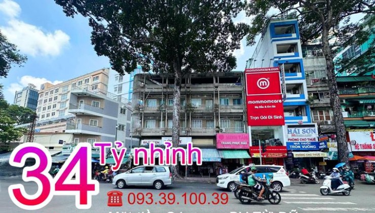 Mặt tiền Q1,BV Từ Dũ, 5 tầng 8 phòng ngang 5.7m, đang KD tôt,ko dính quy hoạch: 34 Tỷ.LH: 0933910039