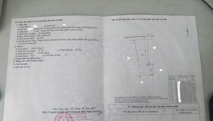 Bán Nhà Cấp 4 Có 3 Phòng Trọ - Hẻm Đường 2/4, Vĩnh Hòa, Nha Trang - Giá Tốt 2.3 Tỷ