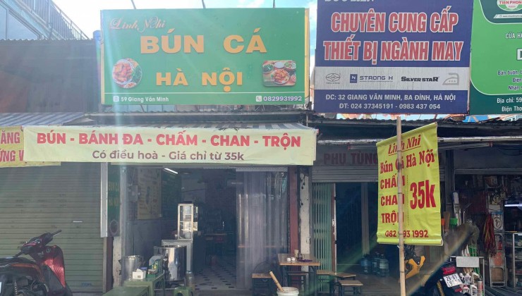 Cần sang nhượng lại quán ăn tại quận Ba Đình, Hà Nội