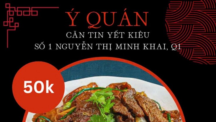 Ý Quán - Bò Kho Gia Truyền & Phá Lấu - Căn Tin Yết Kiêu cổng sau sở thú ngay chân cầu Thị Nghè hồ bơi Yết Kiêu