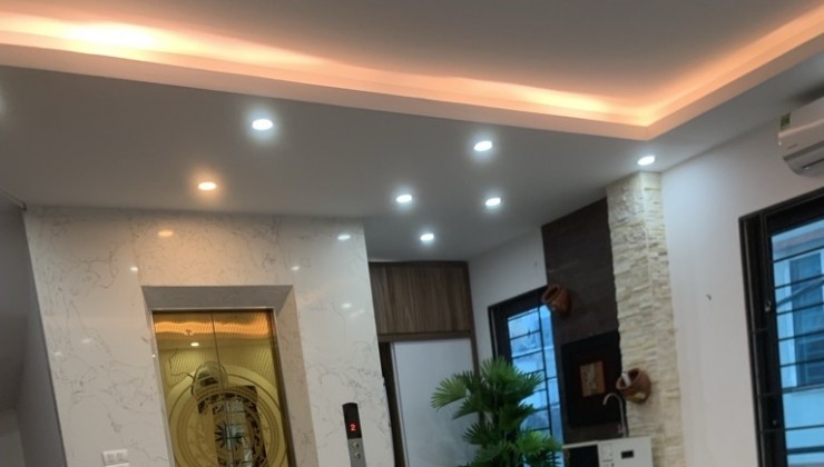 Bán nhà Kim Giang 36m x 6 tầng thang máy, lô góc 2 mặt tiền kinh doanh, ô tô lùi cửa giá chỉ 8 tỷ