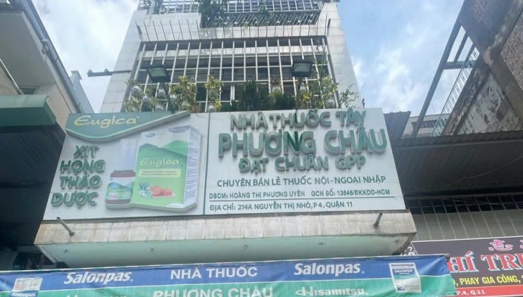 SANG NHƯỢNG NHÀ THUỐC PHƯƠNG CHÂU TẠI 214 NGUYỄN THỊ NHỎ, PHƯỜNG 4, QUẬN 11, HỒ CHÍ MINH