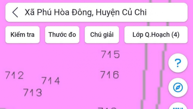 LÔ FULL THỔ 1 SẸC TRÊN TỈNH LỘ 15 GẦN CHỢ PHÚ HOÀ ĐÔNG. DT 92.8m2 SHR GIÁ 1.5T CÓ CHIẾT KHẤU