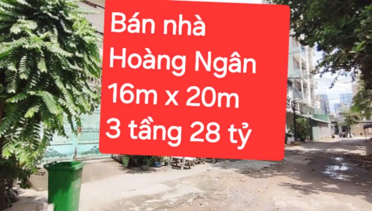 Bán nhà xe container 320m2 Hoàng Ngân phường 16 quận 8 giá chỉ 26,5  tỷ