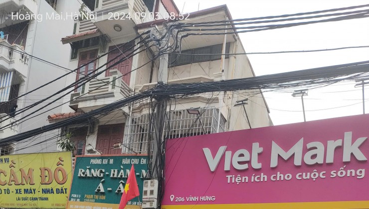 Mặt phố Nguyễn Chính vị trí đẹp, bán gấp giá rẻ 72m, 3 tầng, mặt tiền 3.8m 9 tỷ Hoàng Mai.