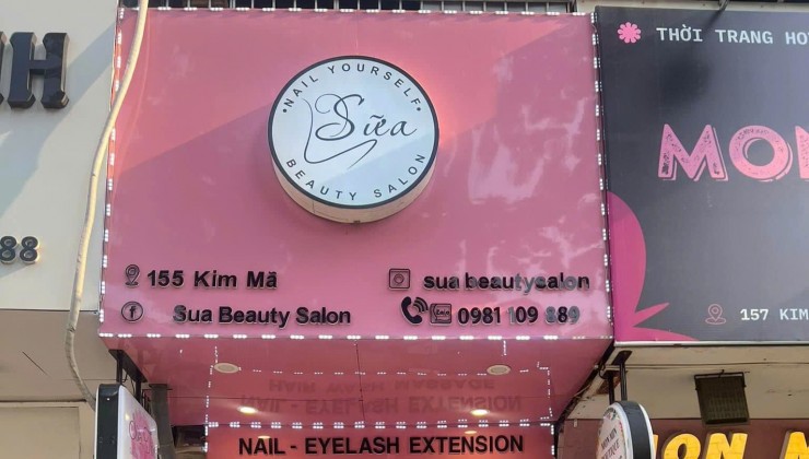 SANG NHƯỢNG LẠI TIỆM NAIL TẠI KIM MÃ, HÀ NỘI