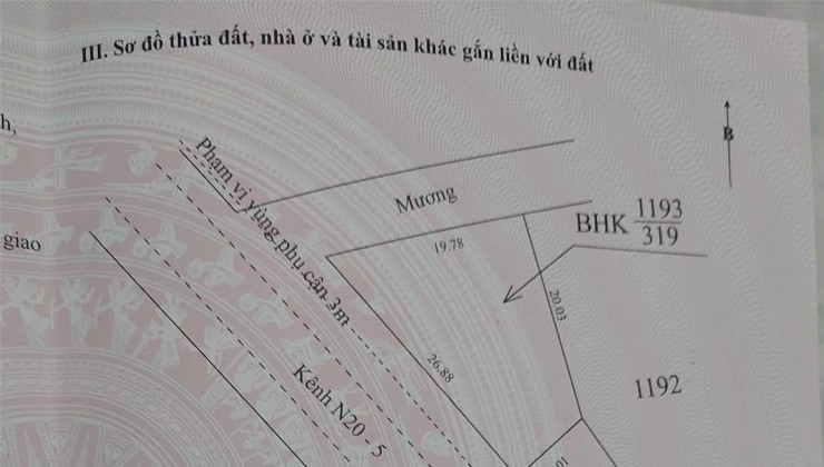 Đất Đẹp - Giá Tốt - Chính Chủ Cần Bán nhanh lô đất vị trí đẹp tại thị xã Trảng Bàng, tỉnh Tây Ninh