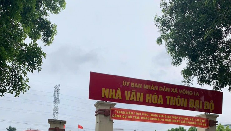 Bán đất thổ cư 90,6m2 Đại Độ, Võng La, Đông Anh, Hà Nội