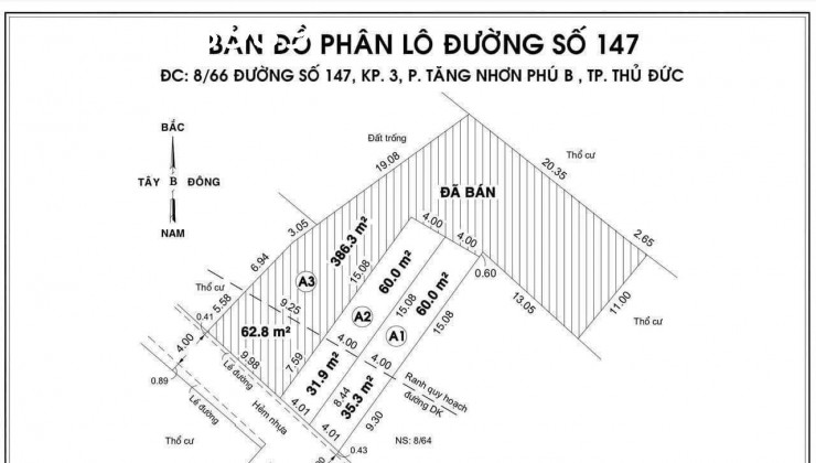 Bán 2 Lô - Mặt Tiền Vành Đai 2 - Tăng Nhơn Phú B, Quận 9