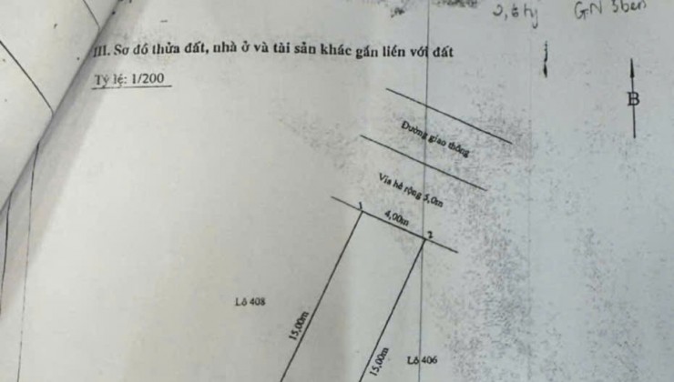 Bán đất mặt đường đôi 30m TĐC Vĩnh Niệm, 60m hướng Đông Bắc, giá 78 tr/m