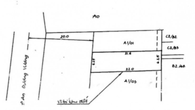 CHÍNH CHỦ BÁN NHANH LÔ ĐẤT ĐẸP - ĐẦU TƯ SIÊU LỜI Đường An Dương Vương, Phường 16, Quận 8, HCM