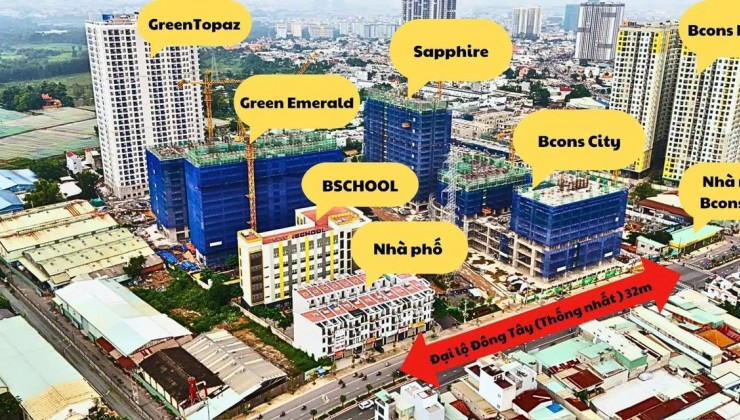 CHÍNH CHỦ CẦN SANG NHƯỢNG CĂN BCONS THAP GREEN TOPZ  Giá Cực Rẻ Tại TP Dĩ AN, Bình Dương