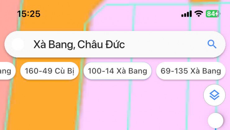 cần bán lô này ở đội 1 xà bang huyện châu đức BRVT