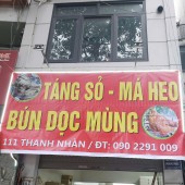 SANG NHƯỢNG MẶT BẰNG PHỐ THANH NHÀN, PHƯỜNG THANH NHÀN, QUẬN HAI BÀ TRƯNG, HÀ NỘI