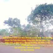 ĐẤT CHÍNH CHỦ Cần Bán Nhanh Lô Đất Mặt Tiền Đường Nhựa Thị Trấn Kim Long, Châu Đức, Bà Rịa-Vũng Tàu